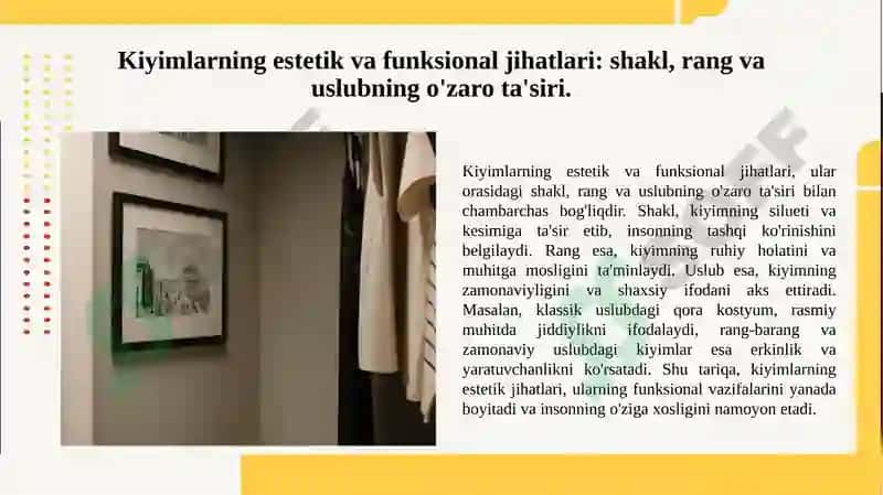 Zamonaviy kiyimlarning dizaynida foydalaniladigan materiallar va texnologiyalar tahlili 4