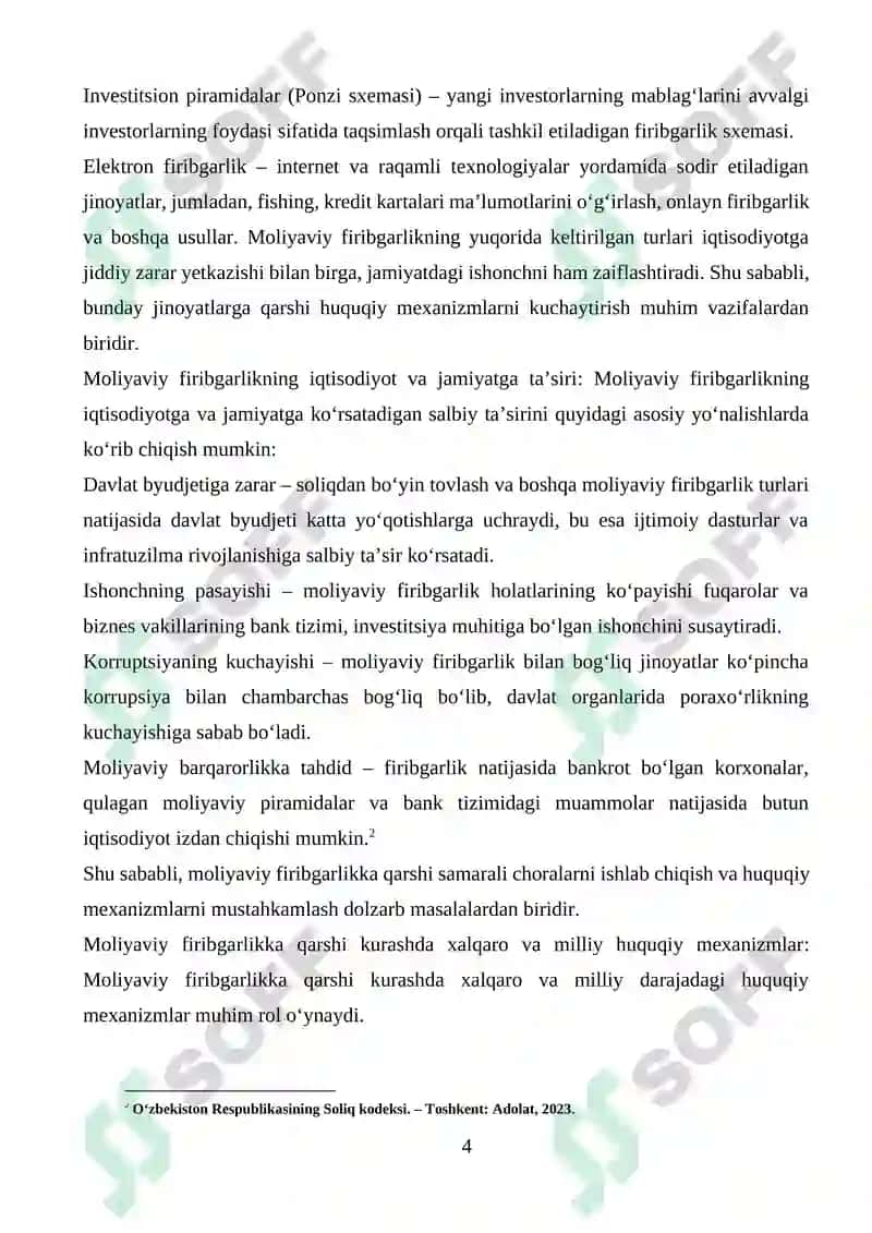 MOLIYAVIY FIRIBGARLIK VA UNGA QARSHI KURASH HUQUQIY MEXANIZMLARI 4