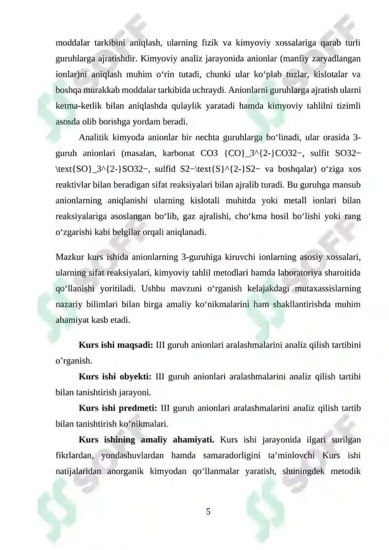 ANIONLARNING 3-GURUHI VA ULARGA XOS SIFAT REAKSIYALAR 4