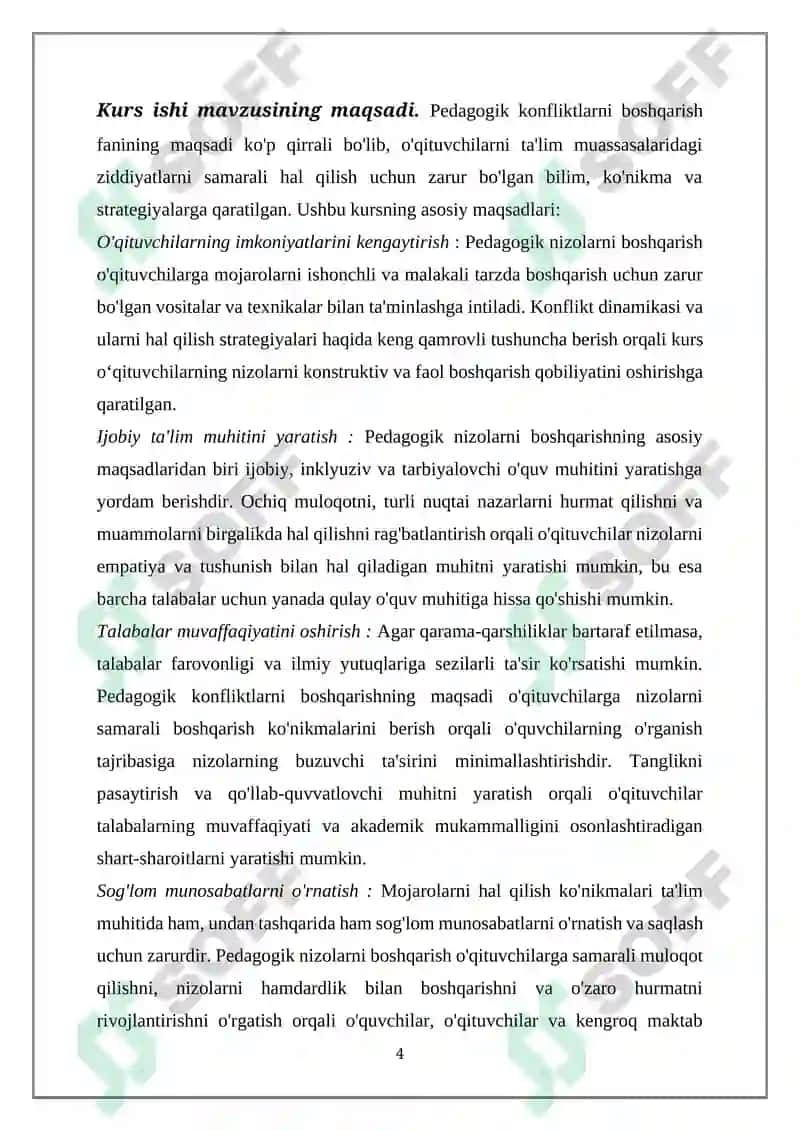 Pedagogik nizolarni boshqarish 4