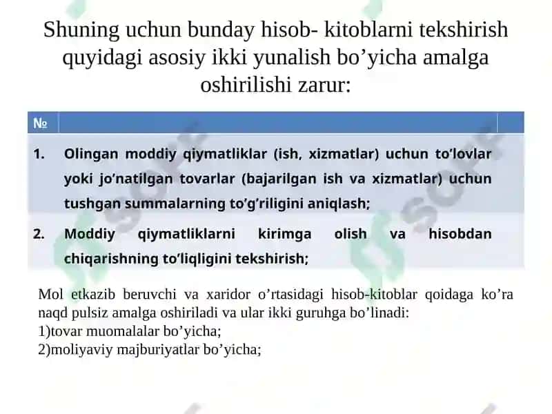 Ta’minot jarayoni auditini tashkil qilish 4