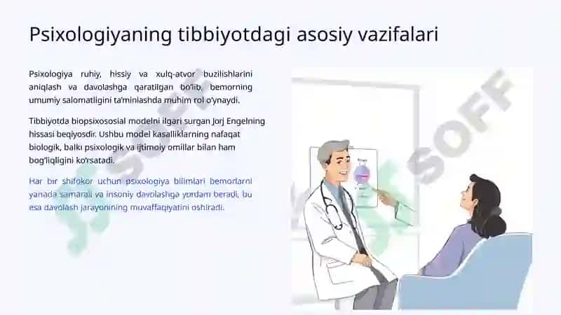 Psixologiyafanining Tibbiyotda Tutgan O'rni va Ahamiyati 4