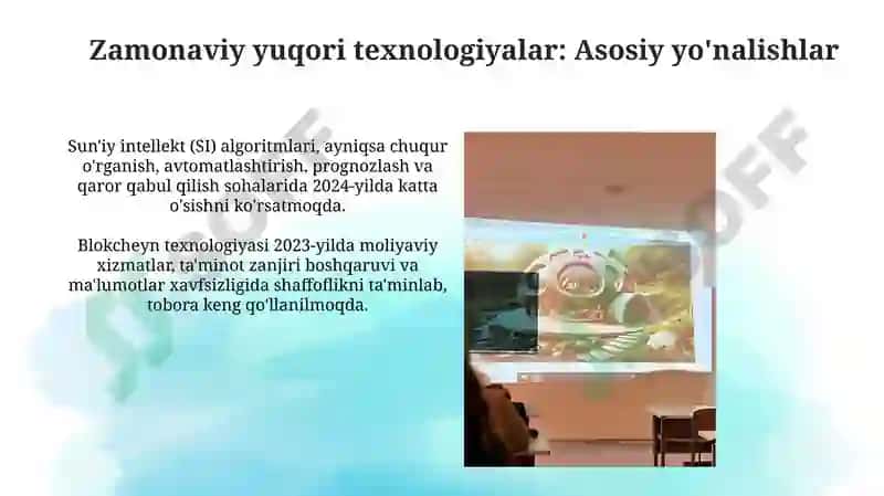 Yuqori texnologiyalar 4