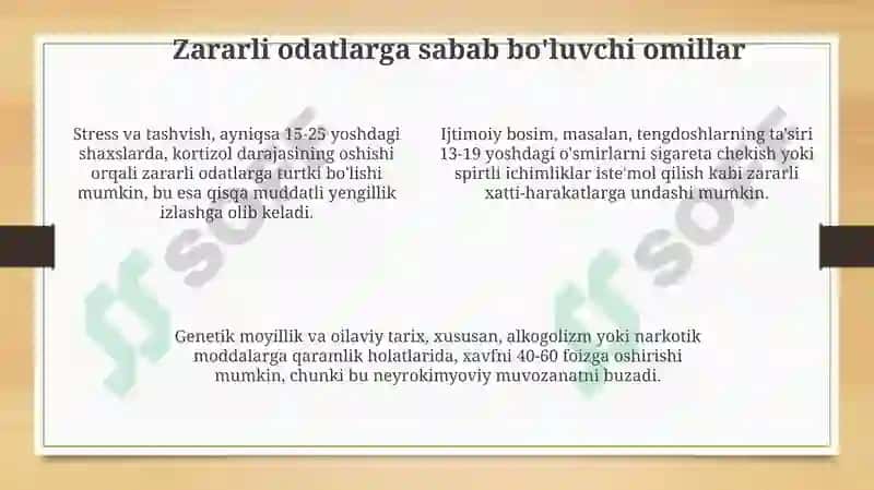Zararli odatlardan saqlanish va oldini olish usullari 4