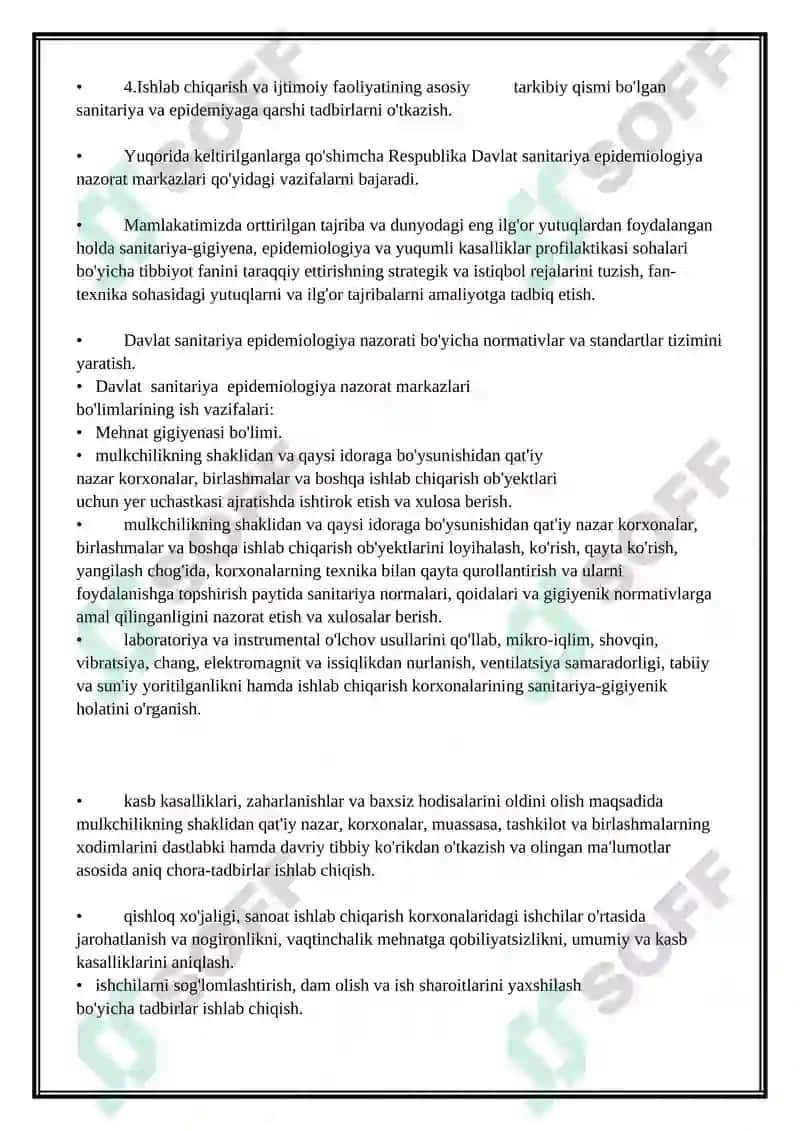 KOMMUNAL GIGIYENA BO'LIMINI TEKSHIRUV OBYEKTLARI HAQIDA TUSHUNCHA 4