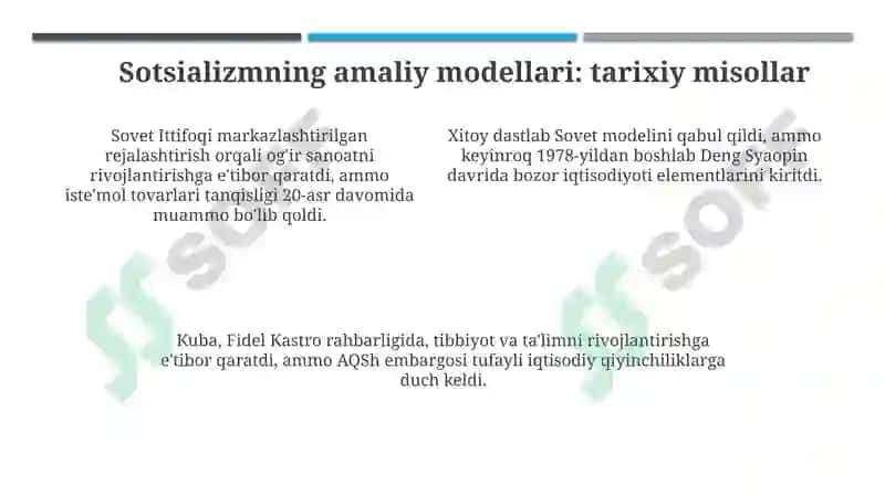 Sotsialistik davlat g'oyasi va uning tarqalish tarixi 4