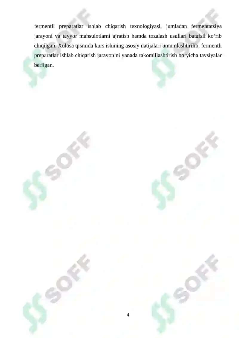 Fermentli Preparatlar Ishlab Chiqarish 4