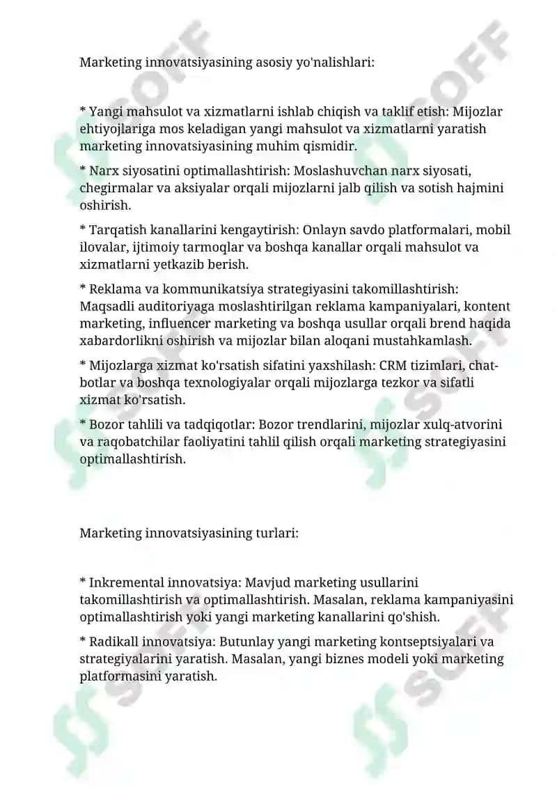 Taklifni oshiradigan innovatsiya va texnologiyalar 4