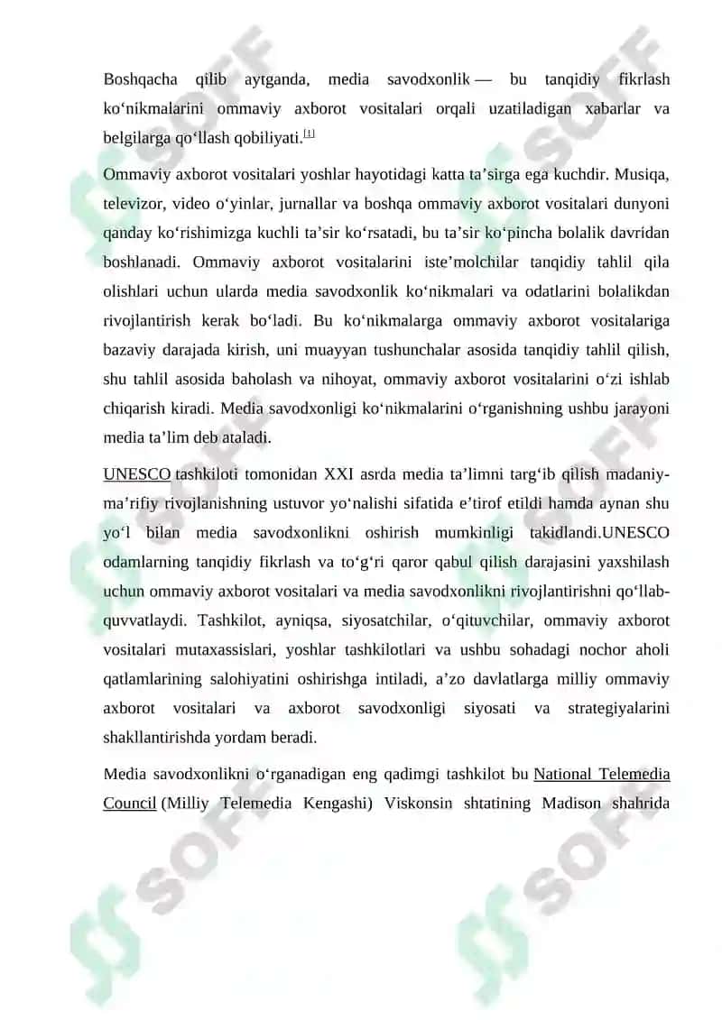 Media savodxonlikni rivojlantirish yo’llari 4