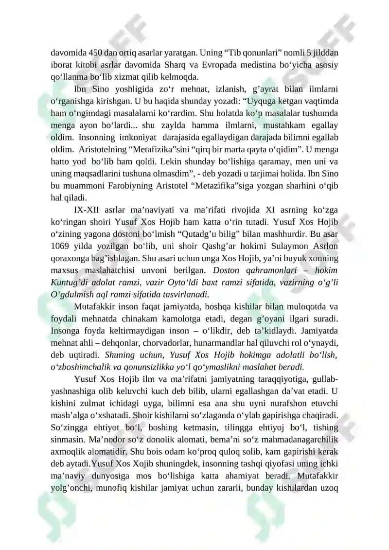 O‘RTA OSIYO ALLOMALARI ILMIY MEROSINING O‘RNI 4