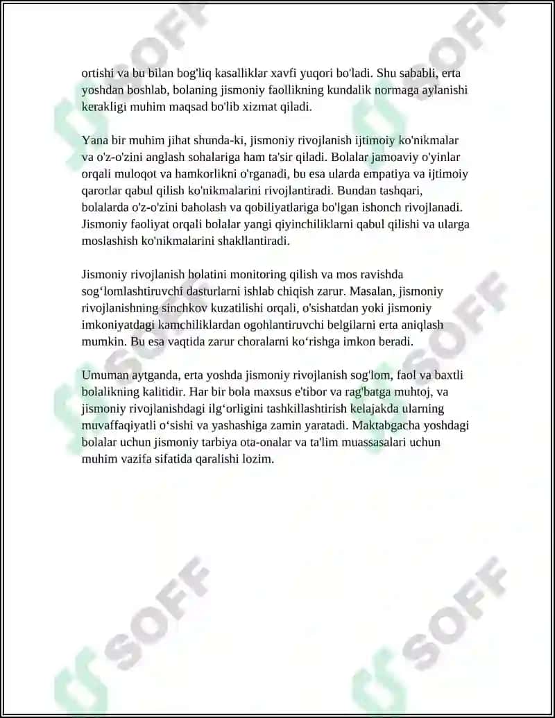 MAKTABGACHA YOSHDAGILARNING JISMONIY RIVOJLANISHI VA HARAKATLAR SIFATI 4