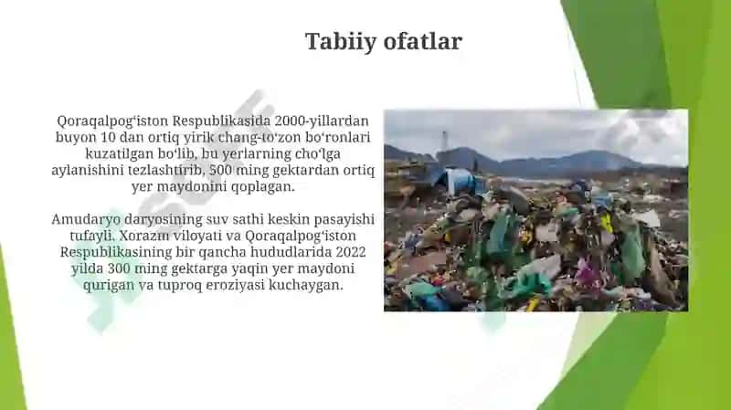 Rapqon hududida ekologik muammolar 4