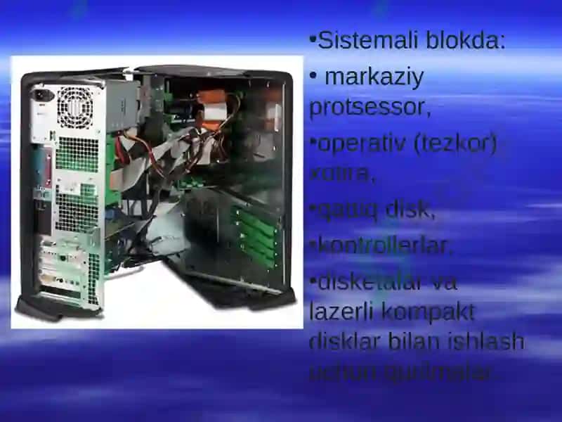 Shaxsiy kompyuterning asosiy qurilmalari 4
