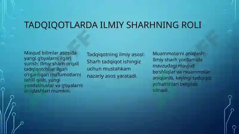 ILMIY SHARH VA KURS ISHI. KURS ISHINING TUZILISHI 4