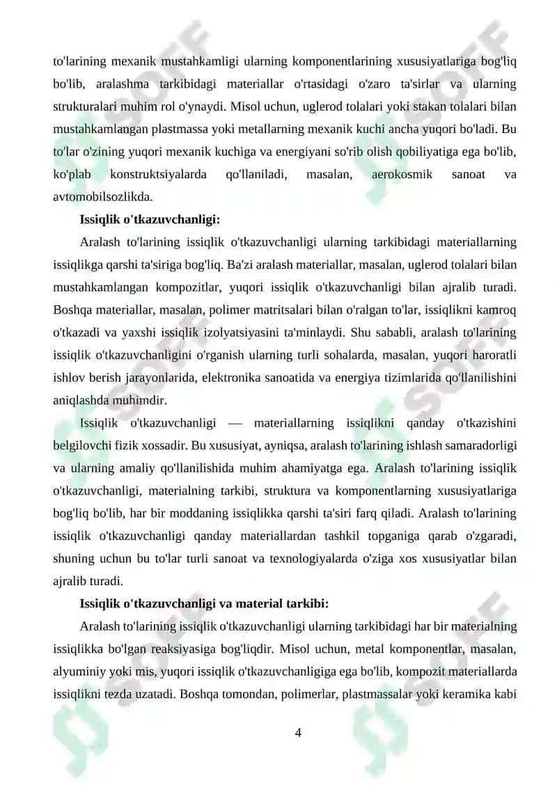 ARALASH TOLALARINI FIZIKA XOSSALARI 4