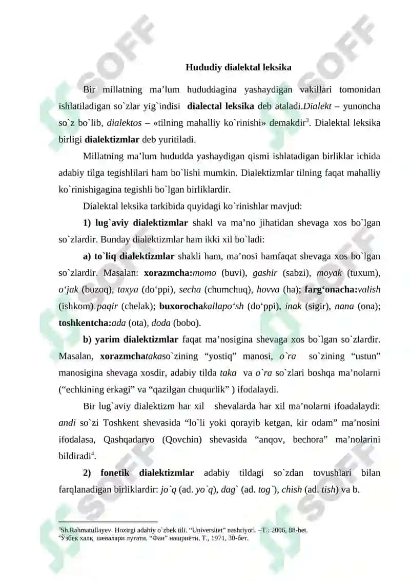 Qo`llanish doirasi chegaralanmagan leksika (so`zlar) 4