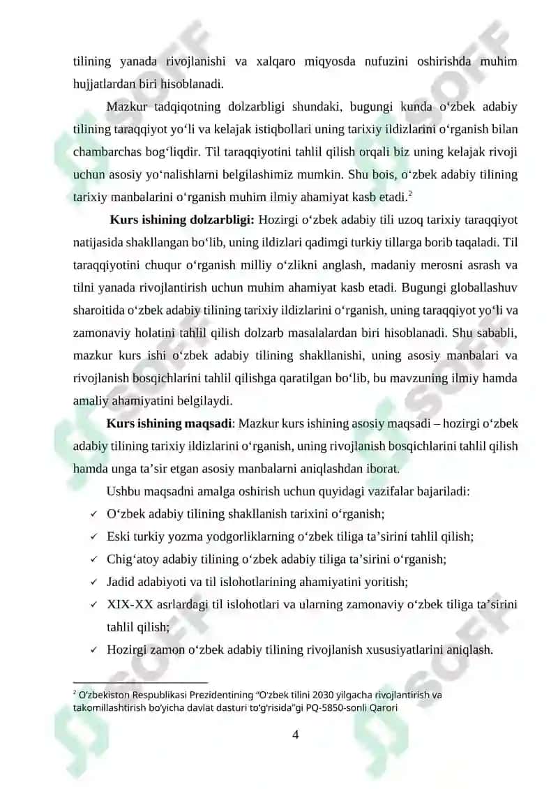 Hozirgi oʻzbek adabiy tilining tarixiy ildizlari 4