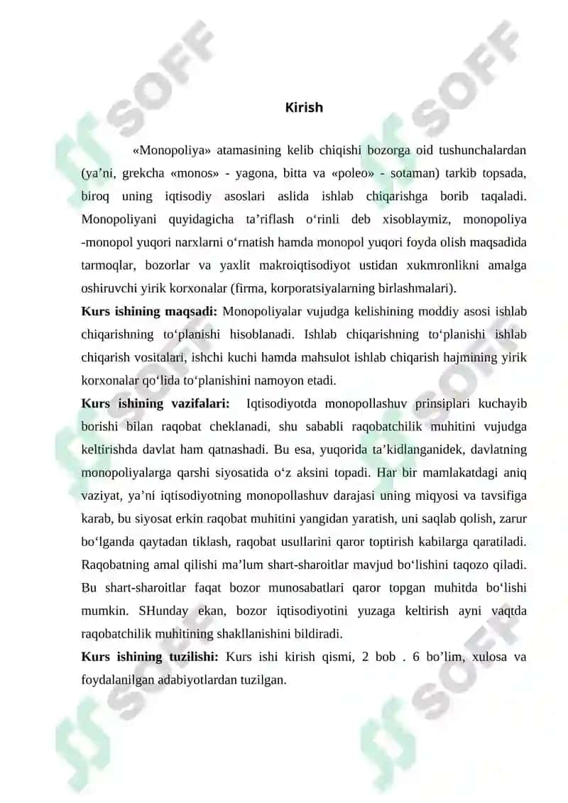 Mikroiqtisodiyot Kurs ishi 4