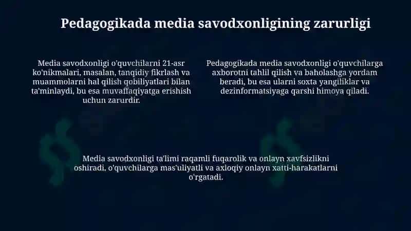 Media savodxonligi 4