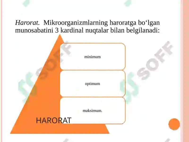 MIKROORGANIZMLARGATASHQI MUHIT OMILLARINING TA`SIRI 4