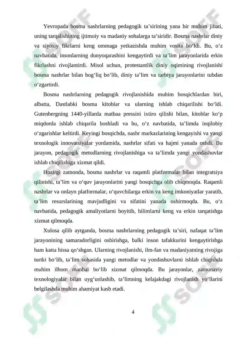 Yevropada bosma nashrlar paydo boʻlishi 4