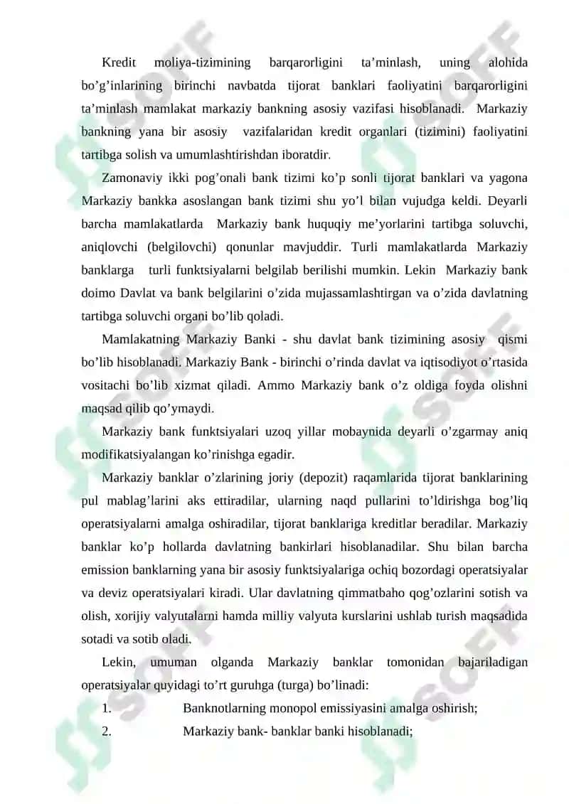 Pul kredit siyosatini strategik va taktik maksadlari 4