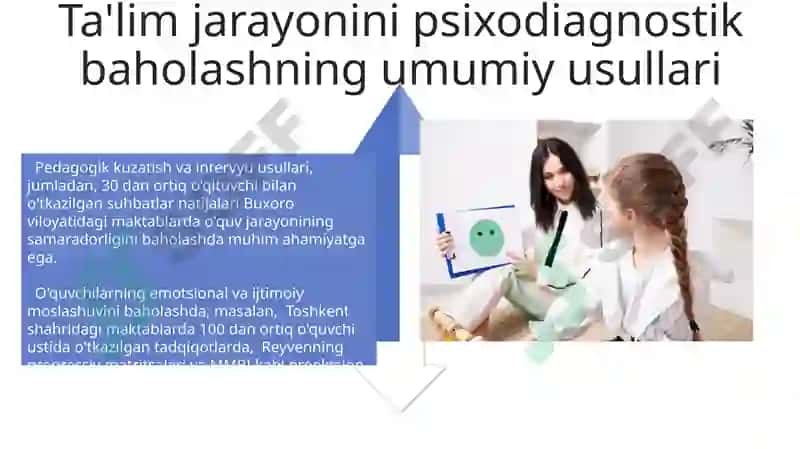 Taʼlim jarayonini psixodiagnostika qilish usullari 4
