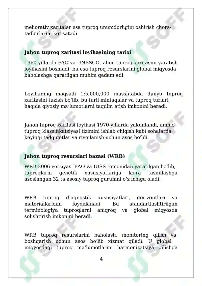 Dunyoning tuproq xaritasi 4
