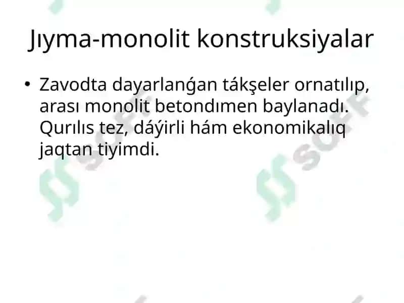 Estakadalardıń qurılıs usılları 4