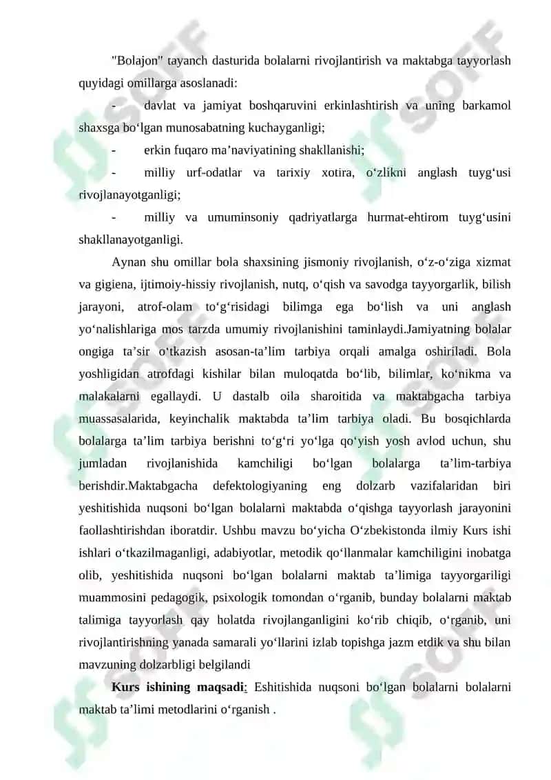 ESHITISH QOBILIYATI BUZILGAN BOLALARNI O'QITISHDA MAXSUS METODIKALAR 4