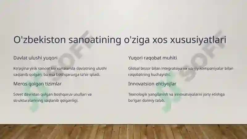 Sanoatda korporativ boshqaruv 4