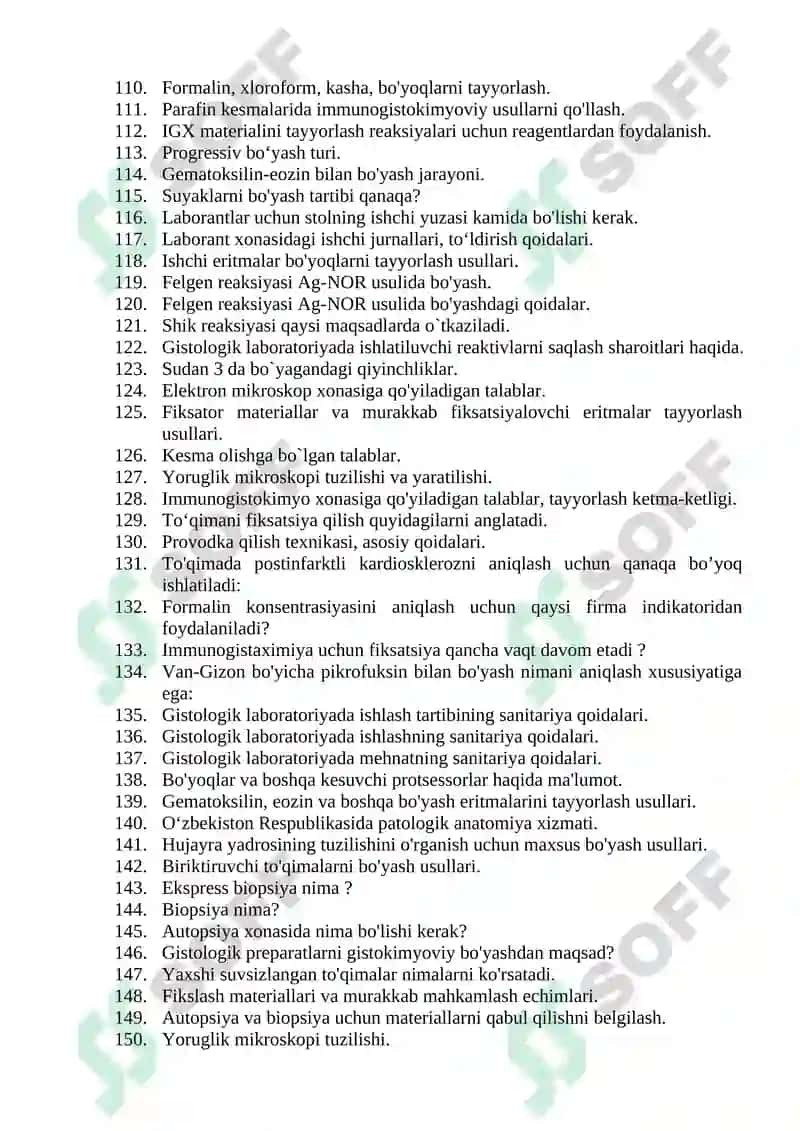 Laboratoriya ishi (Patologik anatomiya laboratoriyalari laboranti) 4