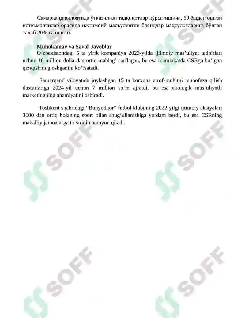 Korporativ ijtimoiy mas'uliyat va marketing 4