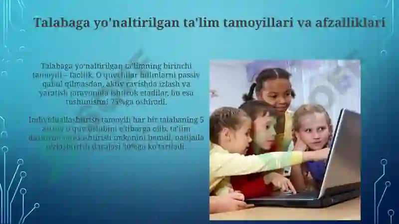 Talimning shaxsga yunaltirilgan texnalogiyasi 4