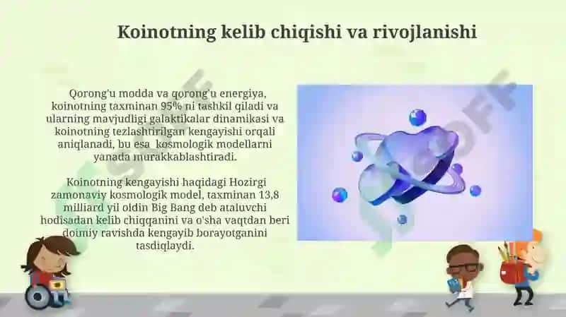 Koinot tuzilishi va evolutsiyasi bobiga doir masalalar yechish metodikasi 4