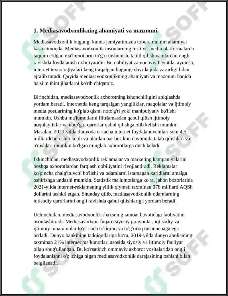 TA'LIMNI AXBOROTLASHTIRISH SHAROITIDA TALABALARDA MEDIASAVODXONLIKNI RIVOJLANTIRISH 4