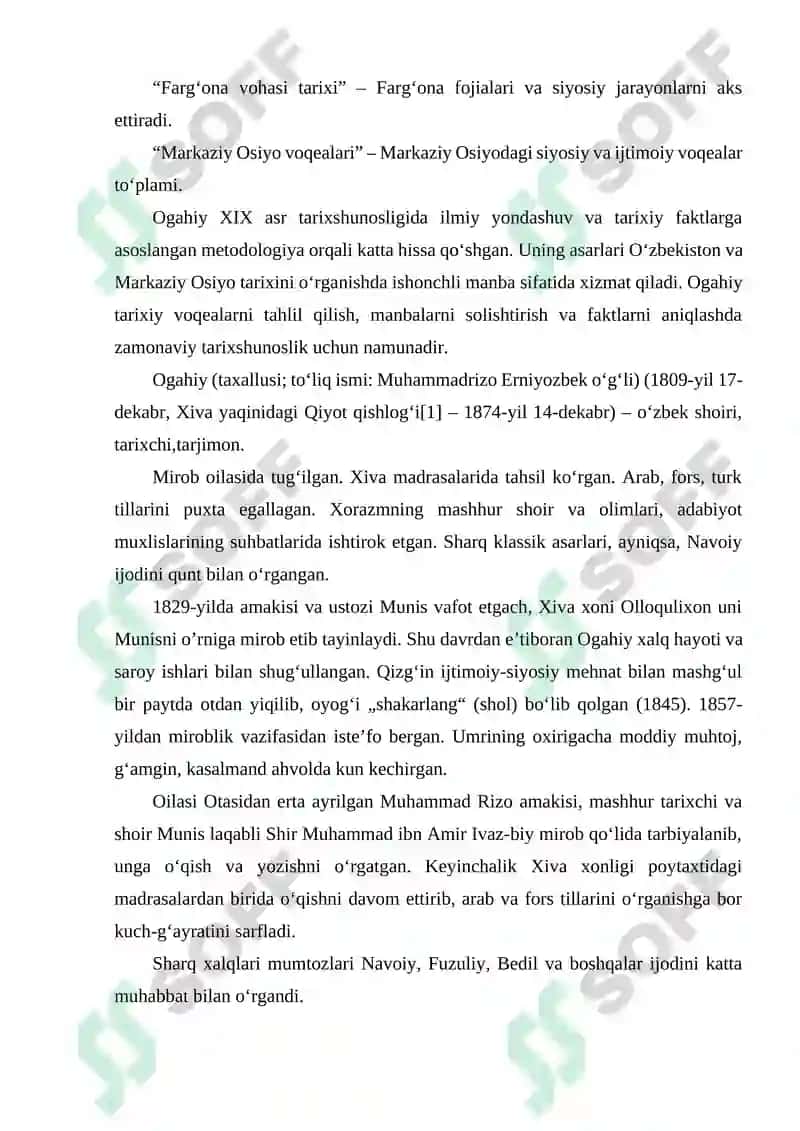 OGAHIYNING TARIXSHONSOLIKGA OID ASARLARI 4