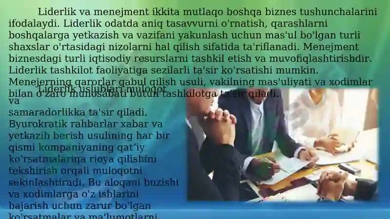 TURIZM VA MEHMONXONA XO’JALIGIDA LIDERLIK 4