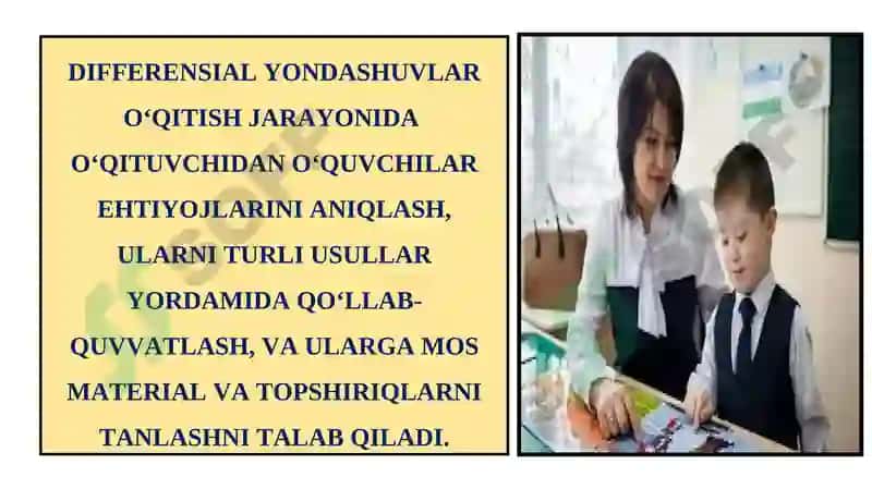 INKLYUZIV VA EHTIYOJLARGA ASOSLANGAN DIFFERENSIAL TA’LIMNING ZAMONAVIY YONDASHUVLARI. 4