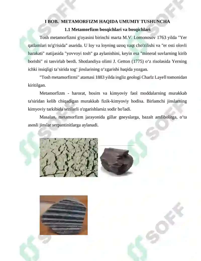 Metamorfizm sabablari 4