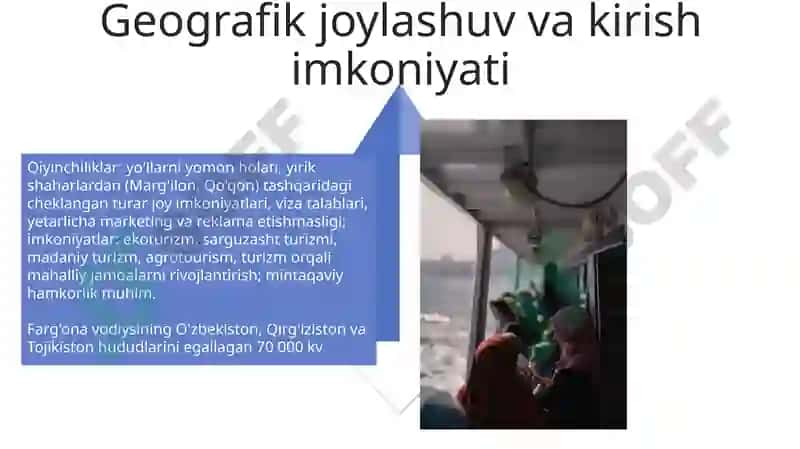 Fargʻona turistik mintaqasi imkoniyatlarini baholash 4
