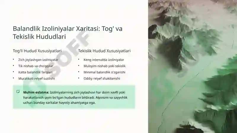 Izoliniyalar, Harakatdagi Chiziqlar va Chiziqli Belgilar Usullari 4