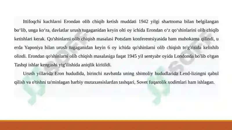 Eron davlatining diplomatik aloqalari 1945-1991-yillar 4