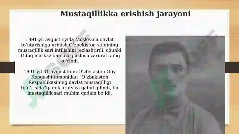 O'zbekiston mustaqilligi va tarixiy ahamiyati 4