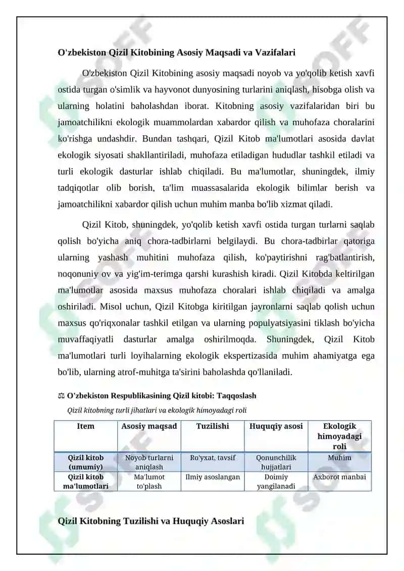 O'zbekiston Qizil kitobi 4