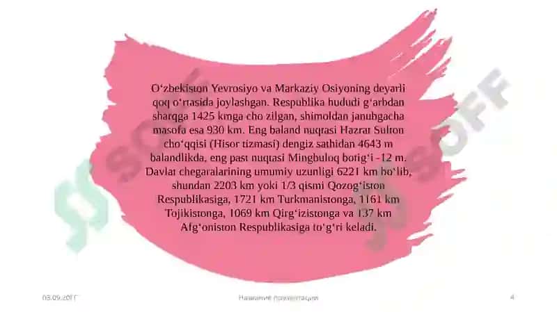 O‘zbekistonning dunyo siyosiy xaritasida tutgan oʻrnini baholash 4