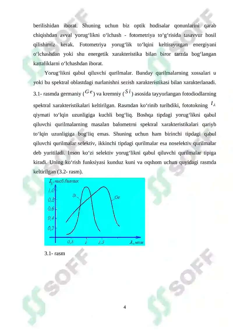 Fotometrik Kattaliklar va Ularning Birliklari 4