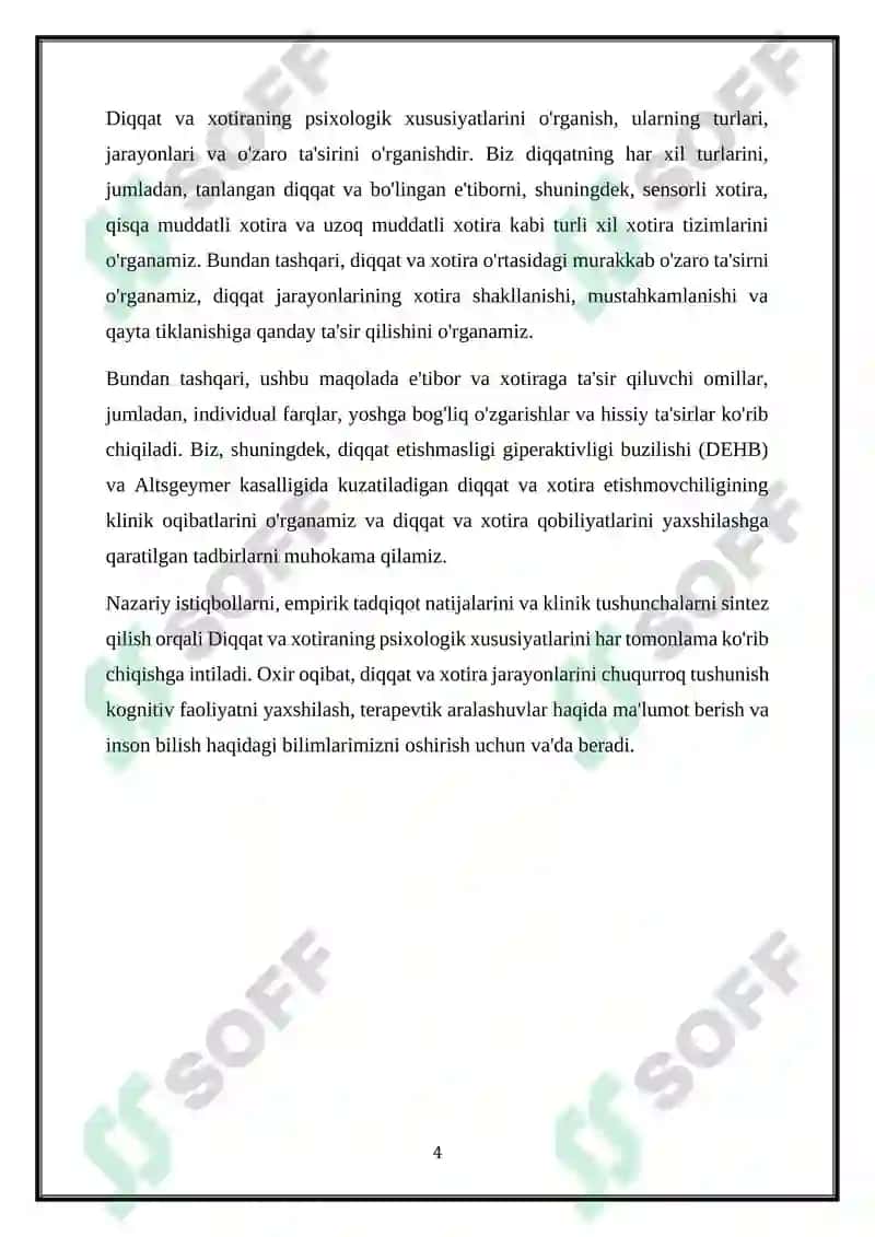 DIQQAT VA XOTIRANING PSIXOLOGIK XUSUSIYATLARI 4