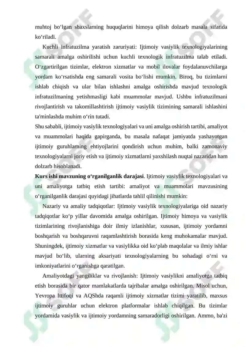 Ijtimoiy vasiylik texnologiyalari va uni amalga oshirish tartibi 4