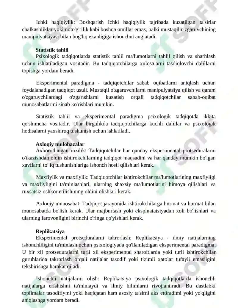 Psixologiyada Eksperimental Paradigma 4